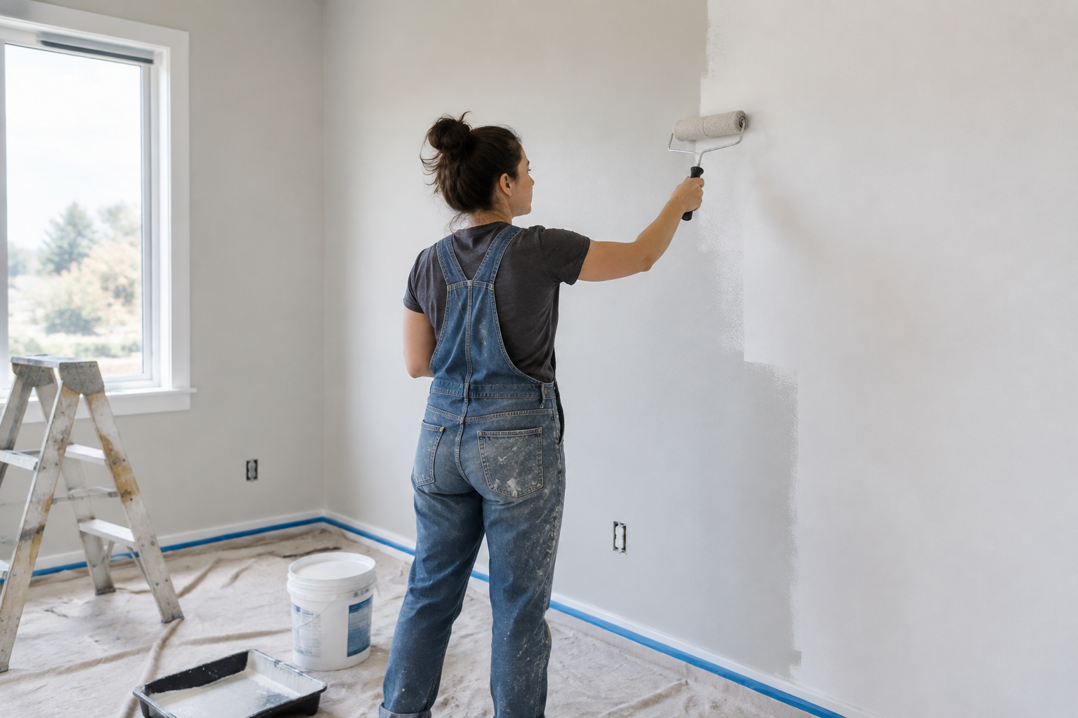 Travaux de finition intérieure réalisés par le propriétaire